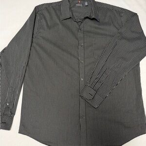 Van Heusen Black and White Gingham Shirt